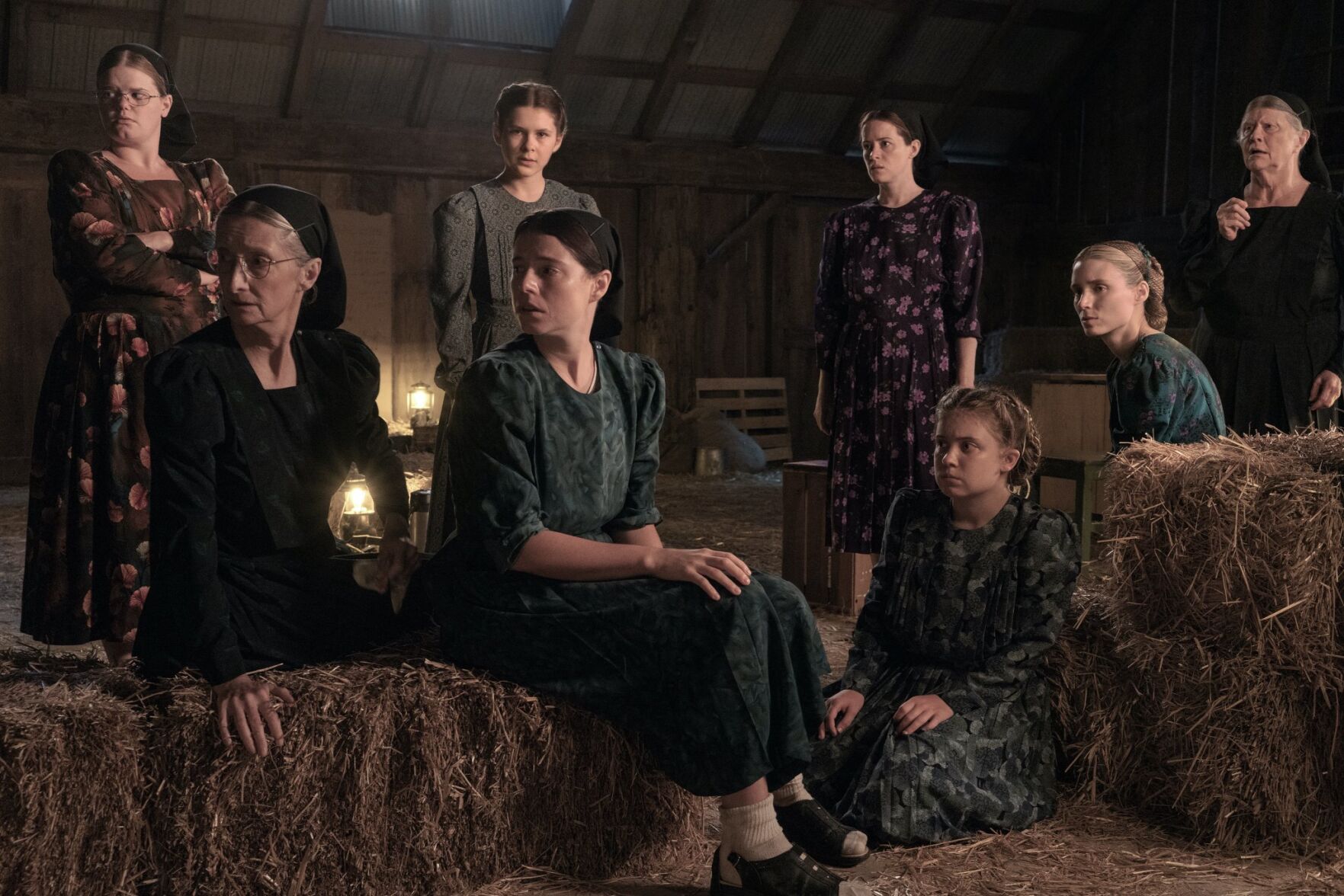 The cast of 'Women Talking.' Courtesy of Michael Gibson:Orion Pictures.jpg